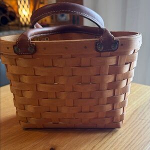 Vintage Longaberger Boardwalk Summertime basket signed 2001